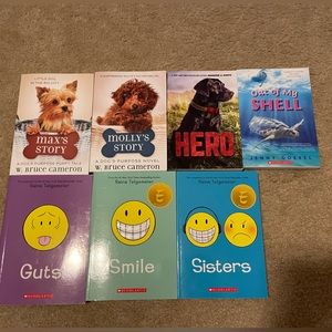 I have never touched these books in my life, lol. They are all brand new.